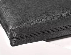 14 inch Imported Grainy Leather Laptop Briefcase Bag Classic Black