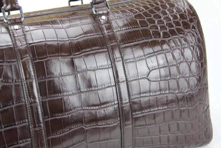Crocodile Belly Small Super Travel Duffel Bag