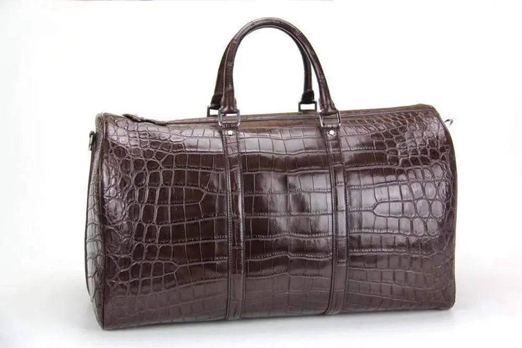 Crocodile Belly Small Super Travel Duffel Bag
