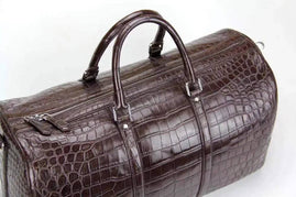 Crocodile Belly Small Super Travel Duffel Bag