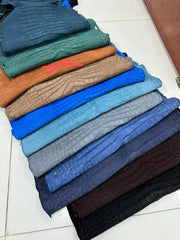 Preorder Nubuck Crocodile Leather Slippers For Ladies