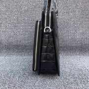 Genuine crocodile Leather Business Laptop Briefcase