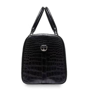 Genuine Crocodile Belly Leather Duffel Travel Bag