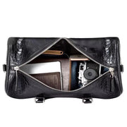 Genuine Crocodile Belly Leather Duffel Travel Bag