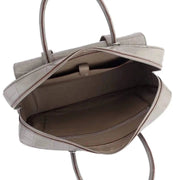 Genuine Crocodile Leather Postman Bag Mens Messenger Bussiness Document Travel Laptop Briefcase Bags Light Grey