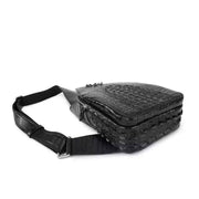 Genuine Crocodile Leather Mens Sling Chest Bag Bag