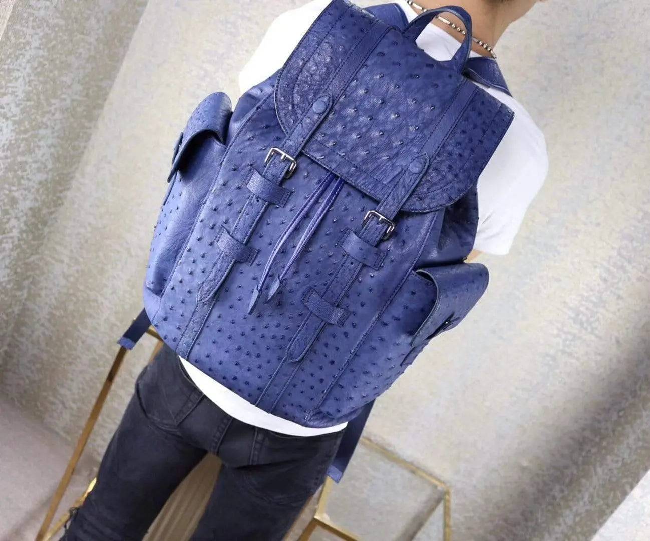 Genuine Ostrich Leather Backpack