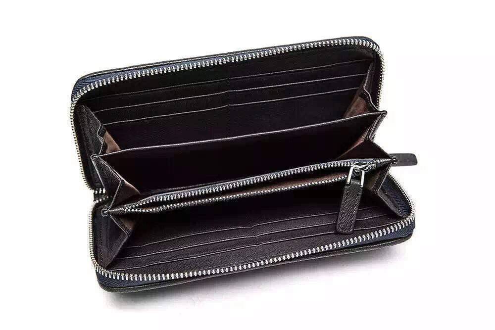 GenuinePearl Stingray Leather Woven Large Zip Around Wallet For Women