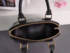 Genuine Stingray Leather Shell Top Handle Bag For Women