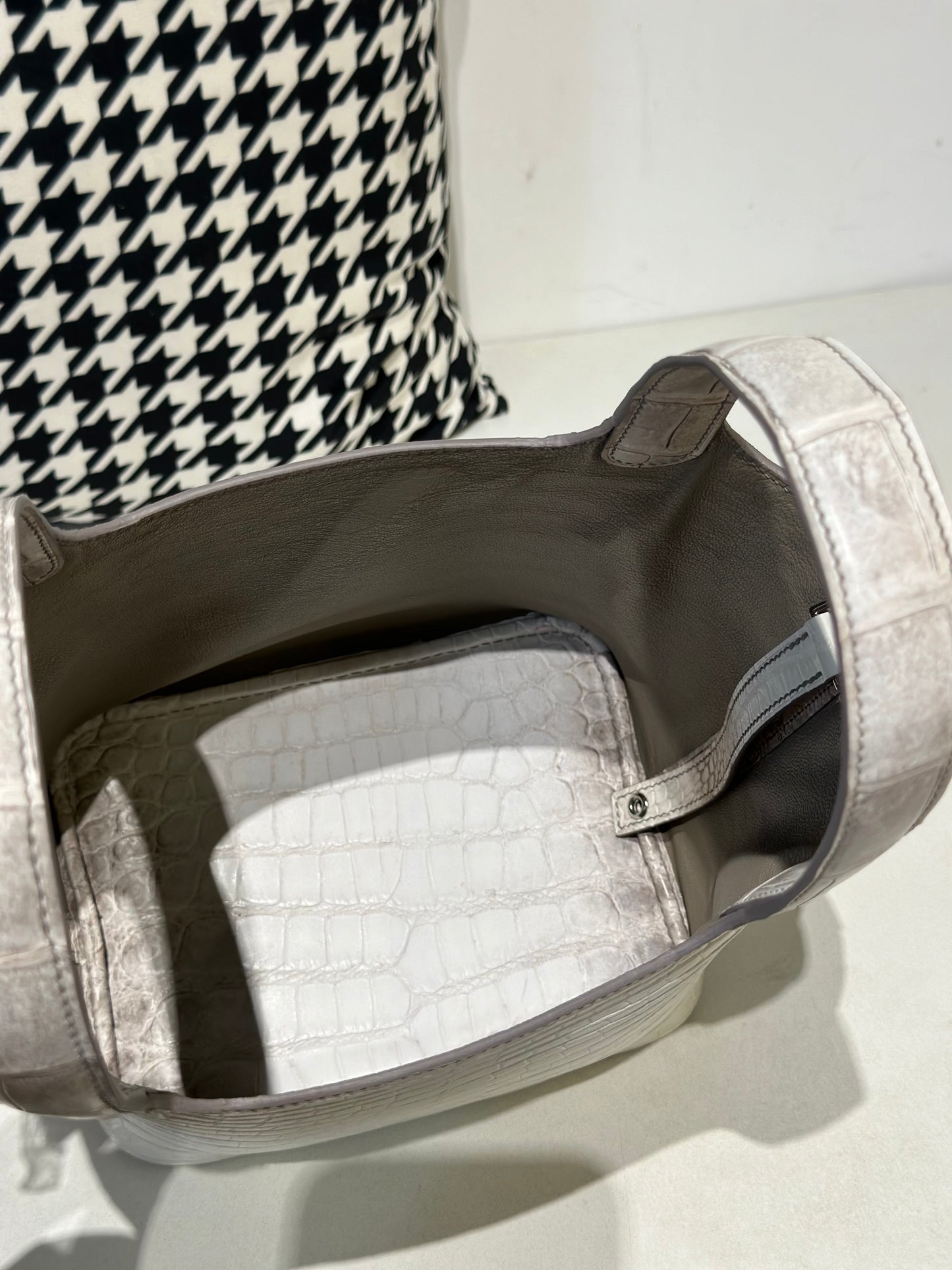 Women's Genuine Crocodile Skin Leather Small Cross Body Bag Himalayan