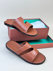 Crocodile Slippers Men's Crocodile Leather Slippers