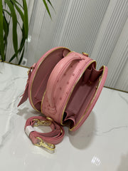 Womens Ostrich Skin Leather Apple Phone Handle Bag