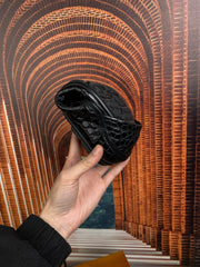 Crocodile Shoes Black Timeless Driving Shoes