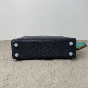 Genuine PearlPearl Stingray Leather Top Handle Cross Body Bag For Women