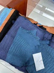 Nubuck Crocodile Shoes Men's Crocodile Leather Loafers Slip-On Dress Shoes Very Comfortable