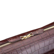 Men's Crocodile Leather Briefcase Top Handle Bag | Rossieviren