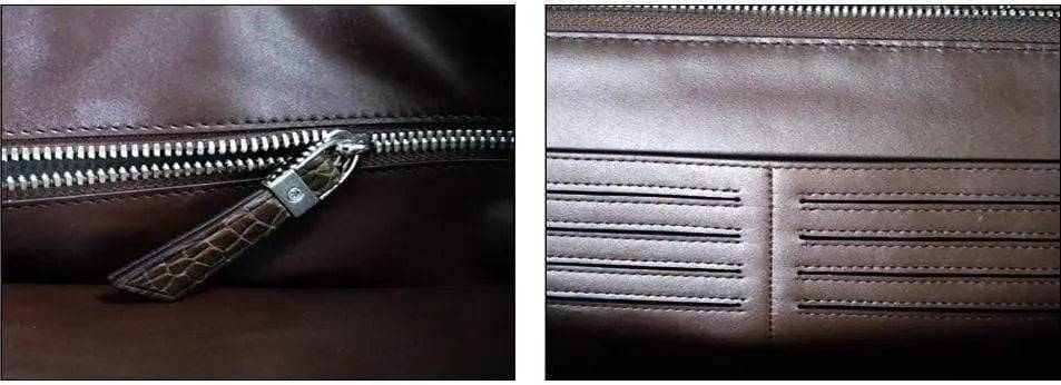 Men's Crocodile Leather Briefcase ,Crocodile Shoulder Bag ,Cross body,Laptop ,Messenger Bag