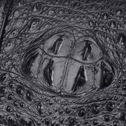 Mens Genuine Crocodile Laptop Bag Messenger Bag Briefcase