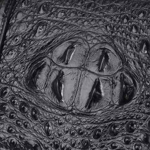 Mens Genuine Crocodile Laptop Bag Messenger Bag Briefcase