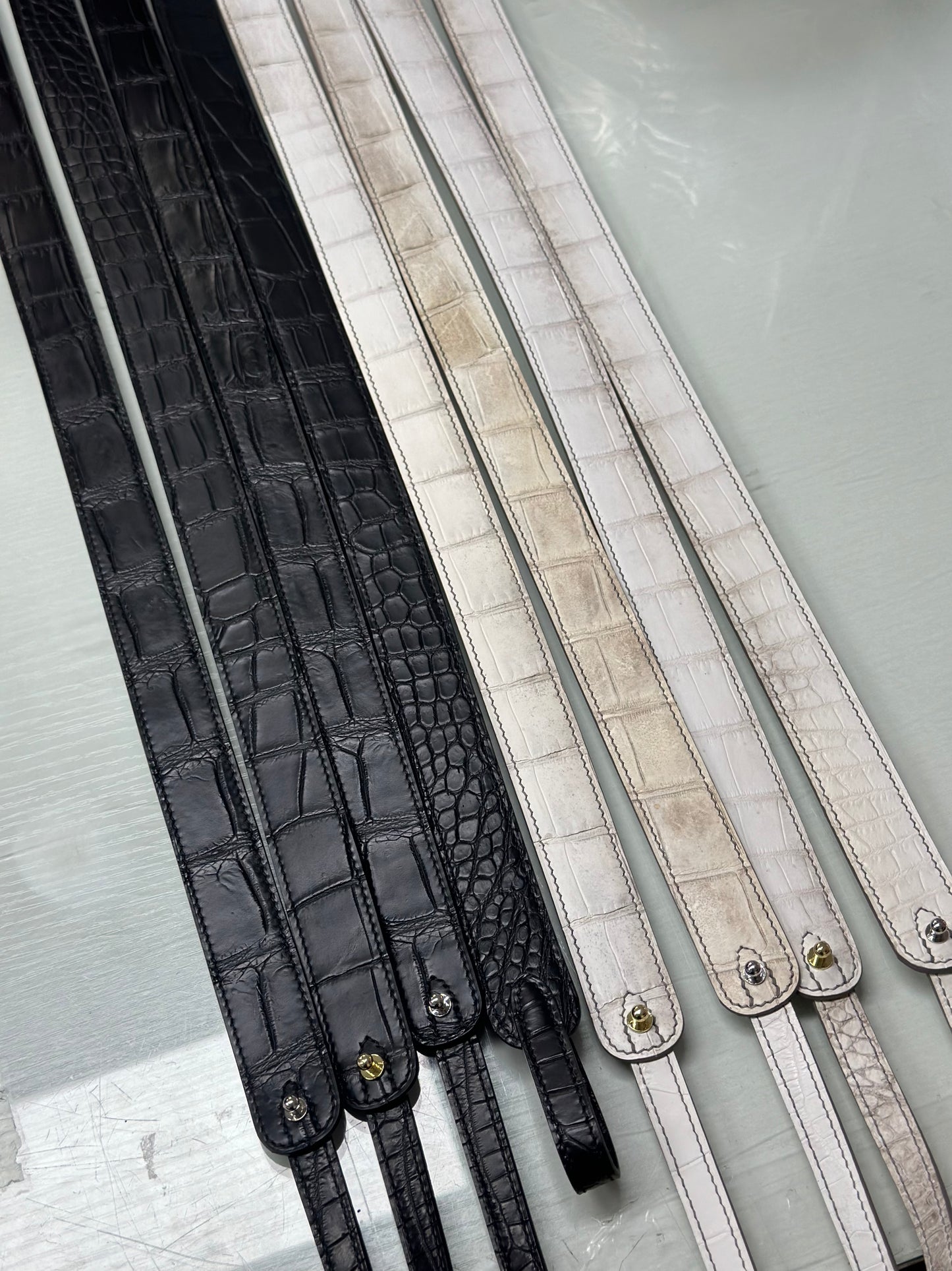 Women's Genuine Crocodile Skin Leather Small Cross Body Bag Himalayan