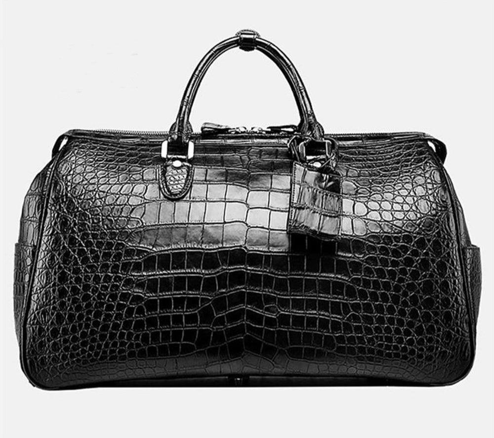 Preorder Genuine Crocodile Leather Super XL large Travel Duffel Bag Himalayan