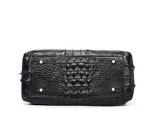 Rossie Viren Exotic Crocodile Leather Top Handle Satchel Shoulder Bag For Women