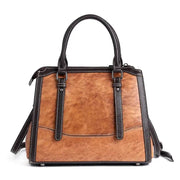 Rossie Viren Leather Top Handle Shoulder Cross Body Bag