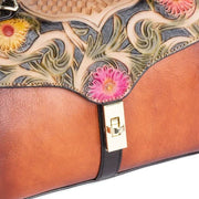 Rossie Viren Mini Leather Top Handle Satchel