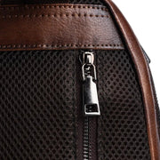 Rossie Viren Retro Genuine Leather Large Backpack, Leather Rucksack, Leather Knapsack ,Office Bag,Travel Backpack