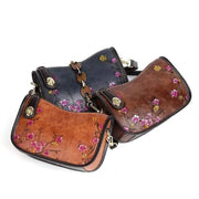 Rossie Viren Vintage Leather Hobo Underarm Shoulder Bag