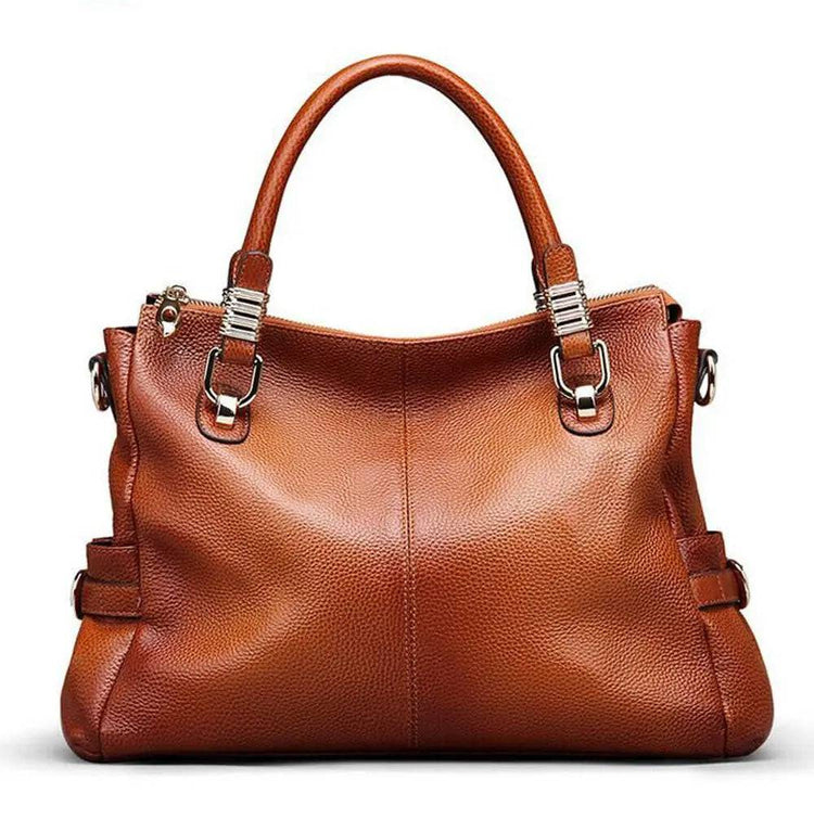 Rossie Viren Vintage Reissue Cervo Pebbled Leather Cross body Tote Bags