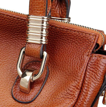 Rossie Viren Vintage Reissue Cervo Pebbled Leather Cross body Tote Bags