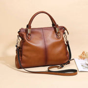 Rossie Viren Vintage Reissue Cervo Pebbled Leather Cross body Tote Bags