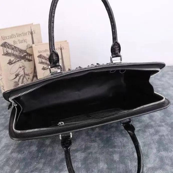 Shell Bag Crocodile Leather Hand Bag Shell Pack Alma Bag