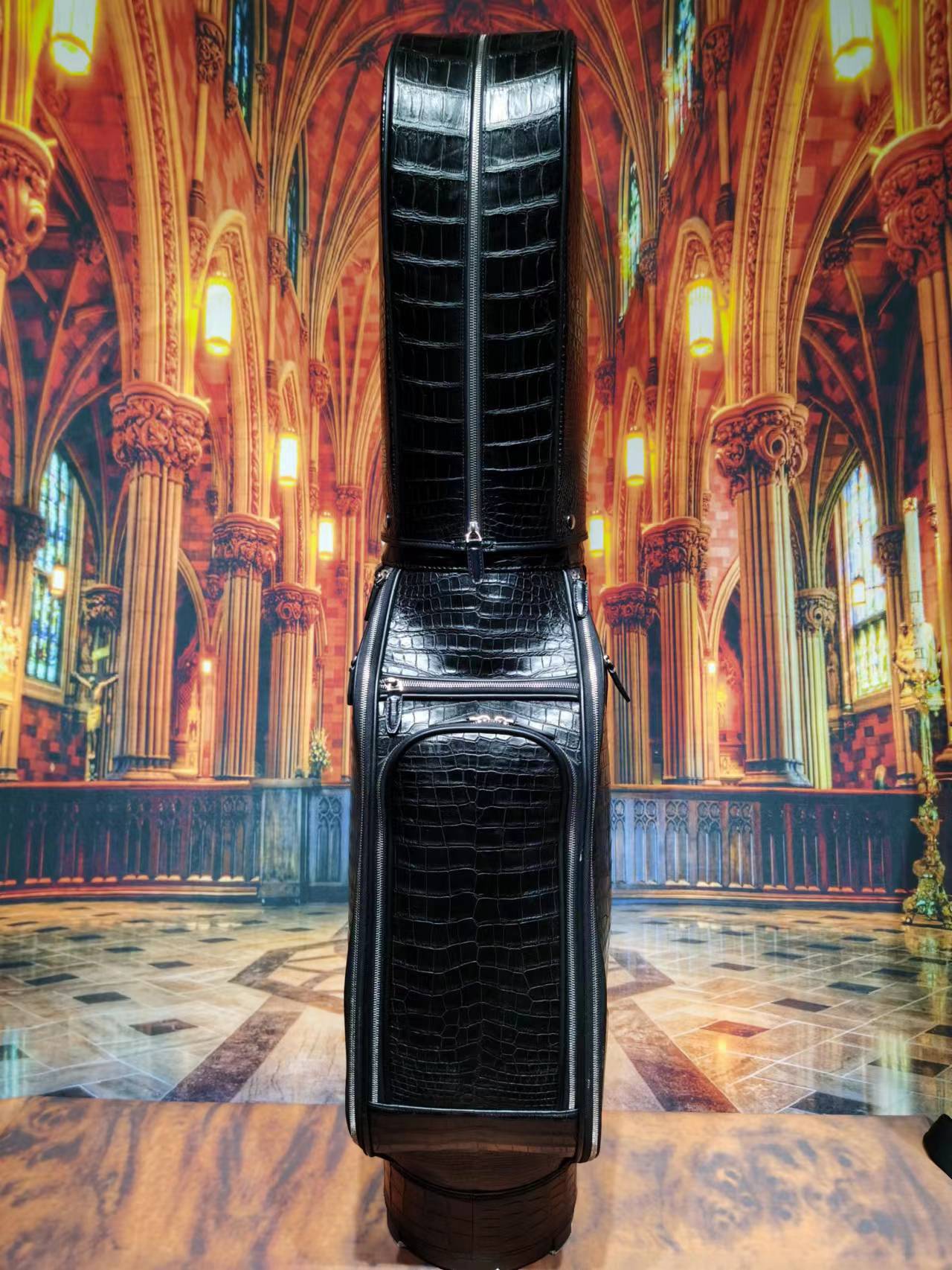 Crocodile Belly Leather Golf Bags ,Crocodile Leather Golf Sets , Golf Cart Bags & Golf Stand Bags