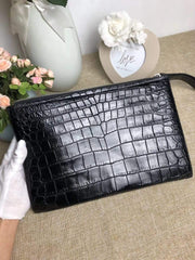 Crocodile Belly Leather Large Ipad Case,Clutch Bag