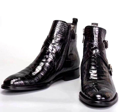 Crocodile Shoes Crocodile Leather Boots