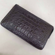 Crocodile Bone Leather Clutch Bag