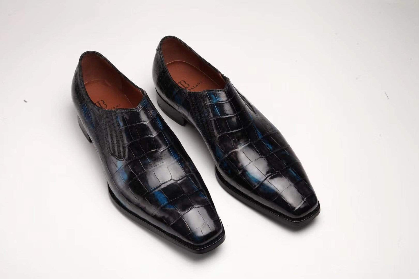 Crocodile Shoes Crocodile Leather Formal Penny loafer Casual Slip On Shoes For Men