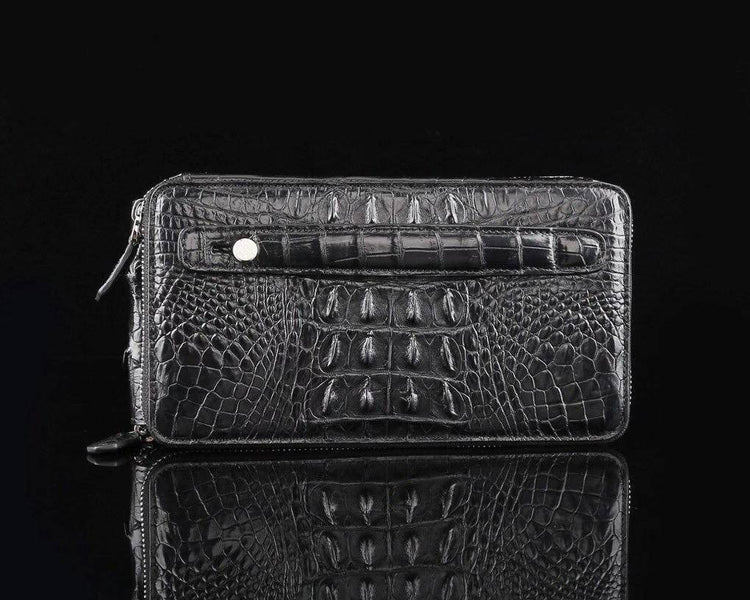 Crocodile Leather Multi-Function Large Volumn Credit Card Clutch Wallet Bags