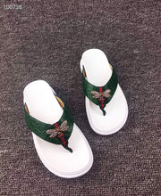 Crocodile Shoes Crocodile Leather Slippers With Bee