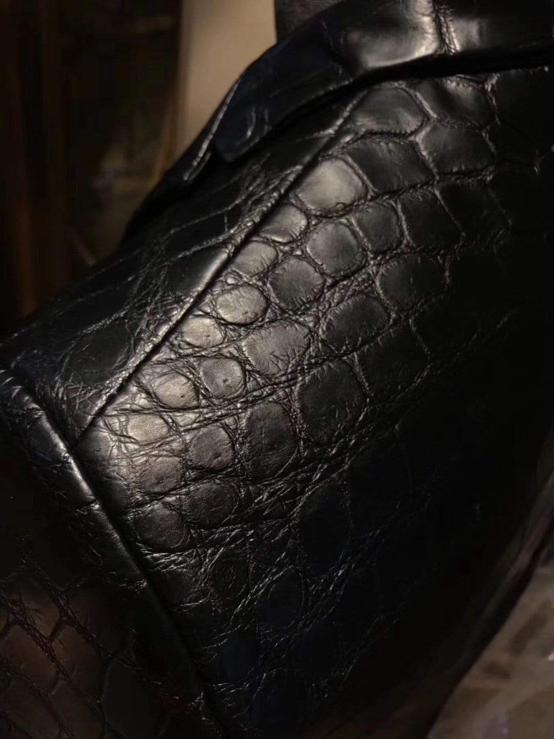 Crocodile Leather Blazer