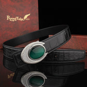 Crocodile Skin Leather Belt 1925