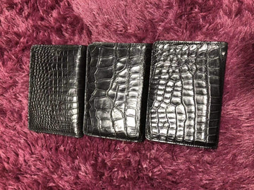 Genuine Crocodile Belly Leather Passport Holder