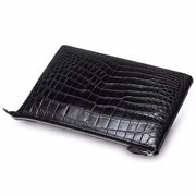 Genuine Crocodile Belly Leather Zipper Clutch Bag For Men