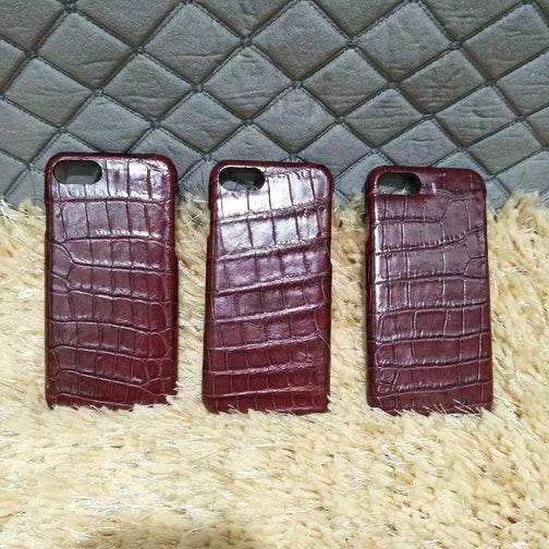 Genuine Crocodile Exotic Leather Iphone Case