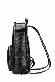 Genuine Crocodile Leather Dome Backpack