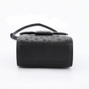 Genuine Ostrich Leather Small Messenger Bag , Phone Case