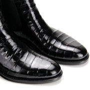 Crocodile Shoes Handmade Crocodile Skin Leather Chelsea Boots