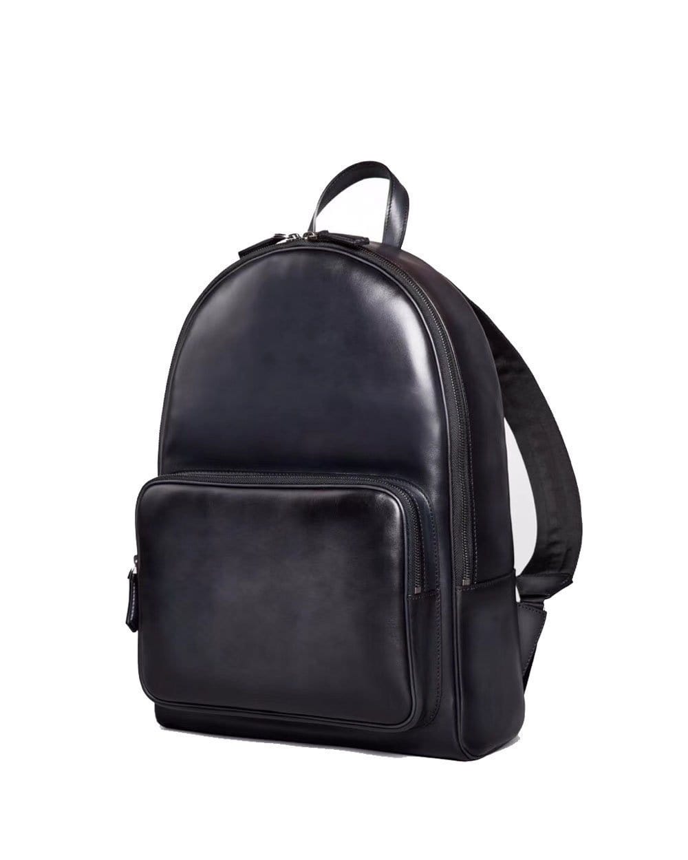 Large Vintage Leather Backpack